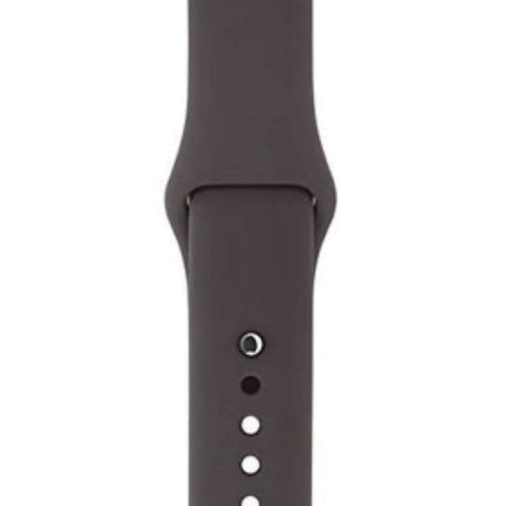 NEW Brown Silicone Band For Apple Watch - Picture 2 of 3